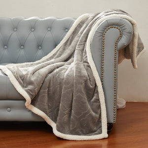 Plush Fleece Throw Blanket