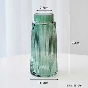 Open image in slideshow, Modern Glass Transparent Vase
